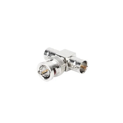 ADAPTADOR EN T PARA 75 OHM DE CONECTOR BNC MACHO A DOBLE BNC HEMBRA, NÍQUEL/ ORO/ TEFLÓN.-Accesorios-RF INDUSTRIES,LTD-RFB-1730-Bsai Seguridad & Controles