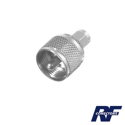 ADAPTADOR EN LÍNEA, DE CONECTOR SMA MACHO A UHF MACHO (PL-259), NÍQUEL/ ORO/ TEFLÓN.-Adaptadores-RF INDUSTRIES,LTD-Bsai Seguridad & Controles
