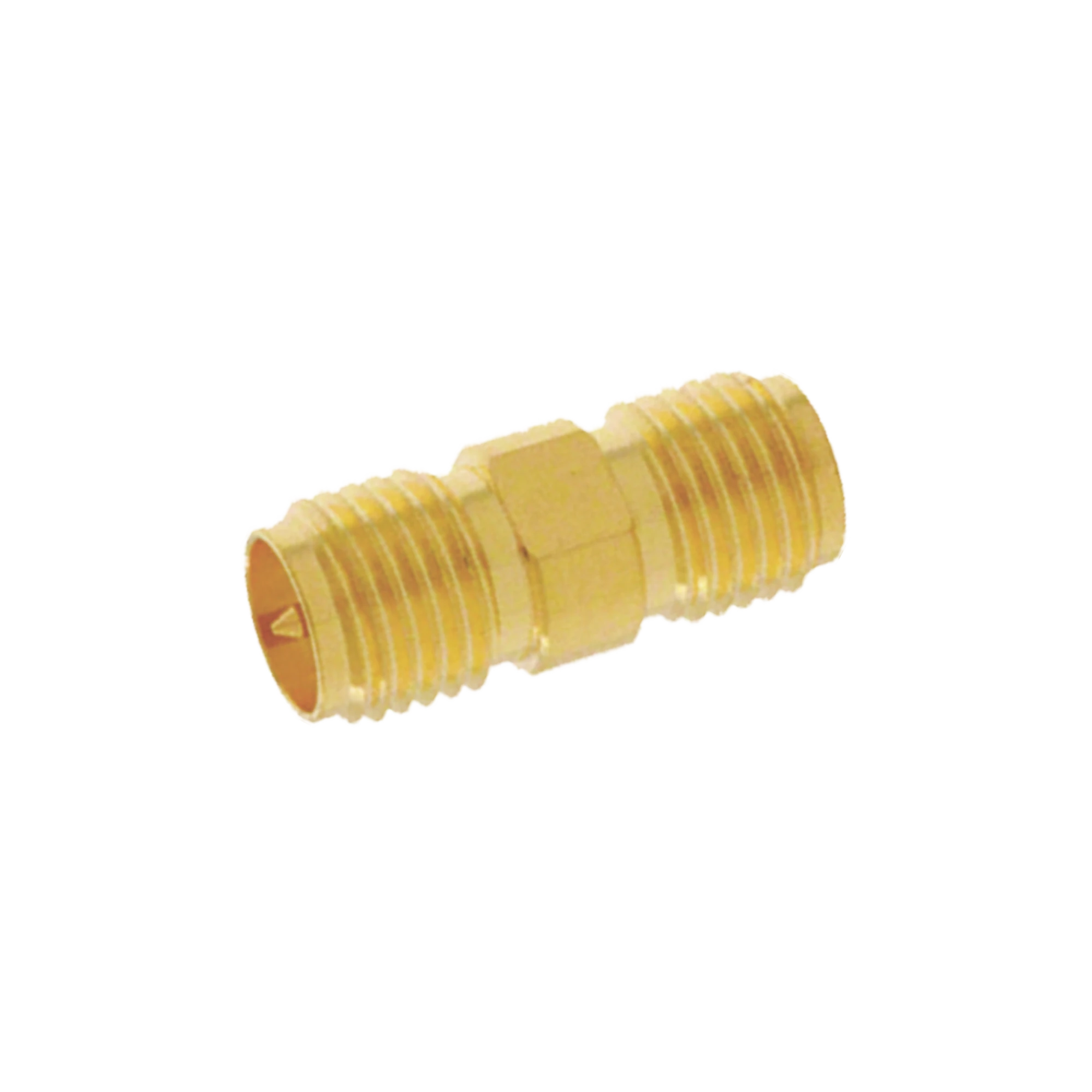 ADAPTADOR BARRIL DE CONECTOR SMA HEMBRA A SMA HEMBRA INVERSO, ORO/ ORO/ TEFLÓN.-Adaptadores-SYSCOM-Bsai Seguridad & Controles