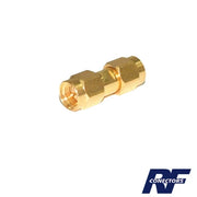 ADAPTADOR TIPO BARRIL, DE CONECTOR SMA MACHO A SMA MACHO, ORO/ ORO/ TEFLÓN.?-Adaptadores-RF INDUSTRIES,LTD-Bsai Seguridad & Controles