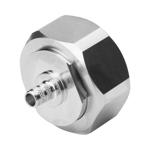 CONECTOR DIN 7-16 MACHO DE PIN CAUTIVO, ANILLO PLEGABLE PARA CABLE RG-8/X, LMR-240, BRONCE BLANCO/ PLATA/ TEFLÓN.?-Conectores-RF INDUSTRIES,LTD-Bsai Seguridad & Controles