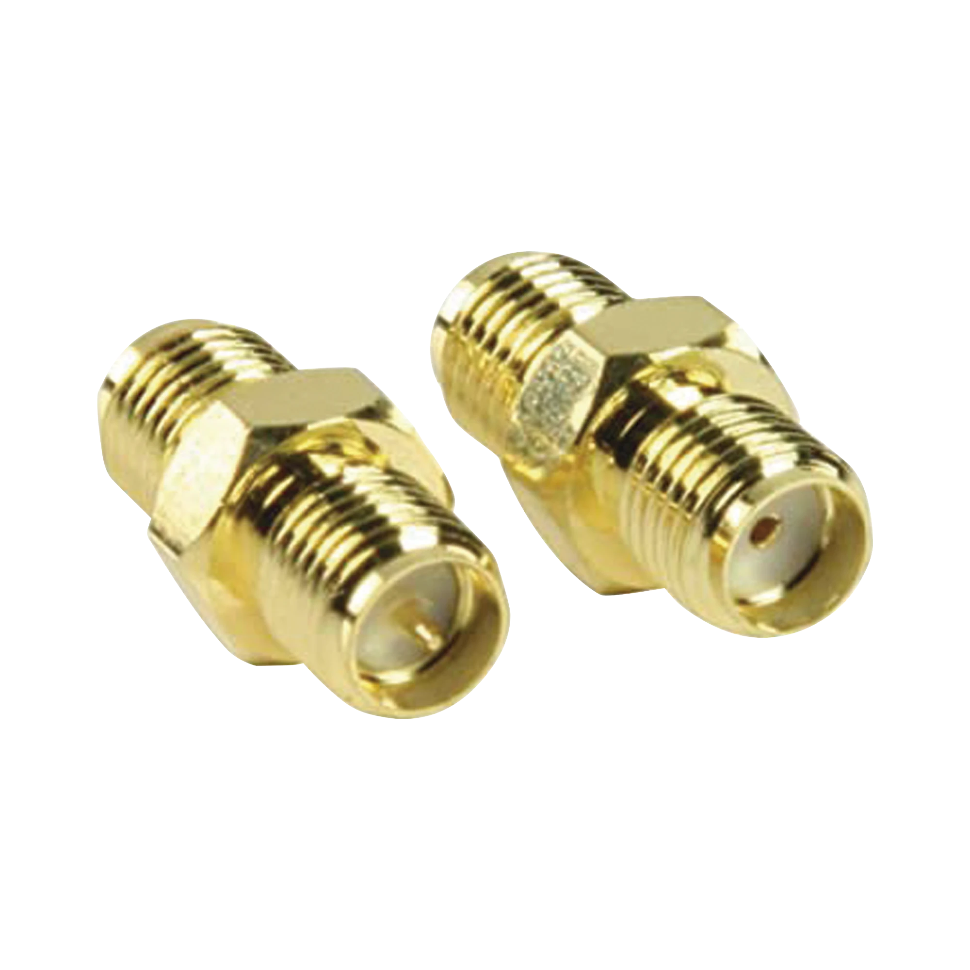ADAPTADOR EN LÍNEA DE CONECTOR SMA HEMBRA INVERSO A SMA HEMBRA, ORO/ ORO/ TEFLÓN,-Adaptadores-EPCOM TITANIUM-Bsai Seguridad & Controles