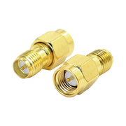 ADAPTADOR DE SMA MACHO A SMA HEMBRA INVERSO, ORO/ ORO/ TEFLÓN,-Adaptadores-EPCOM TITANIUM-Bsai Seguridad & Controles