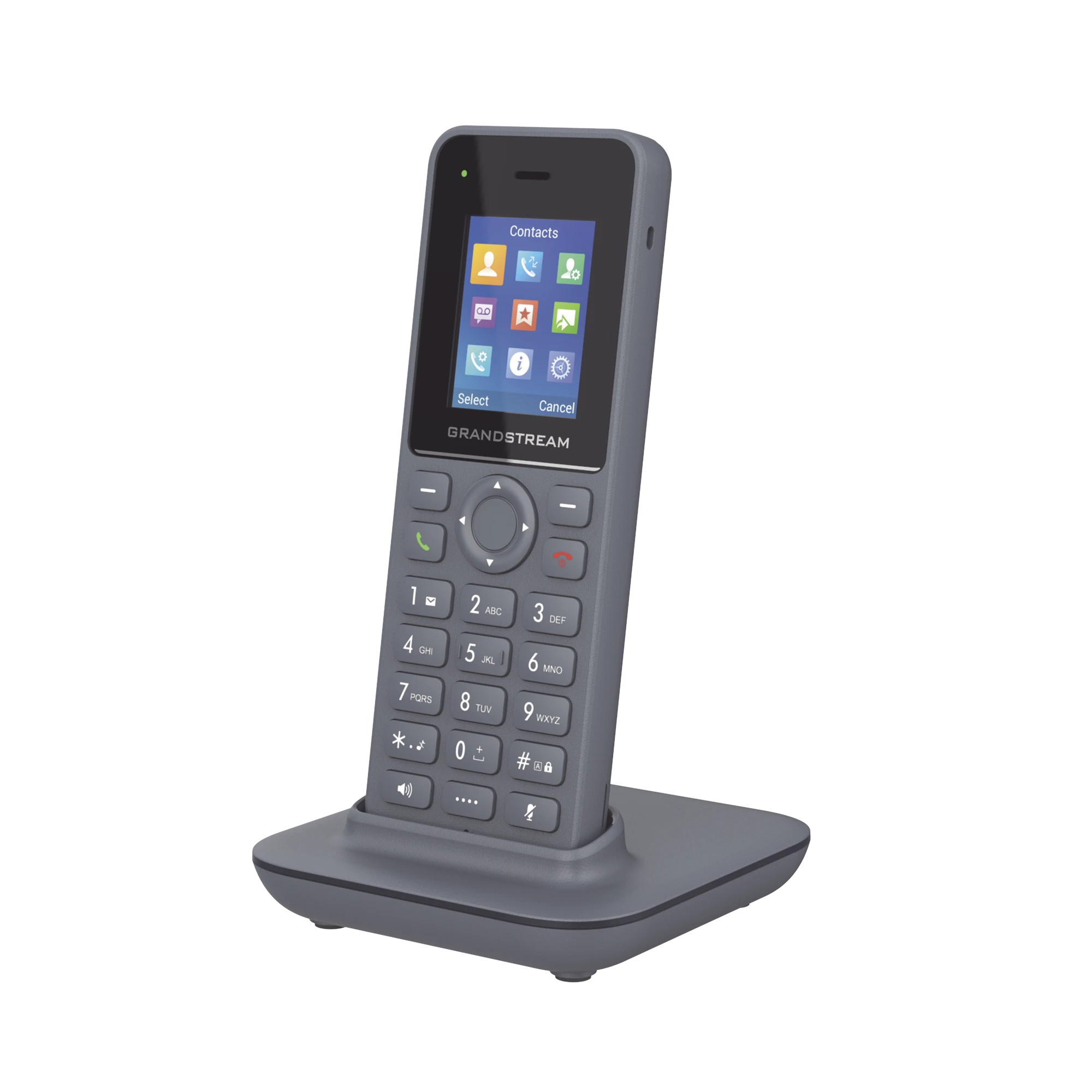 TELÉFONO INALÁMBRICO DECT HD, HASTA 20 CUENTAS SIP POR SISTEMA, CONFERENCIA DE AUDIO DE 3 VÍAS, AUDIO HD-VoIP - Telefonía IP - Videoconferencia-GRANDSTREAM-DP725-Bsai Seguridad & Controles