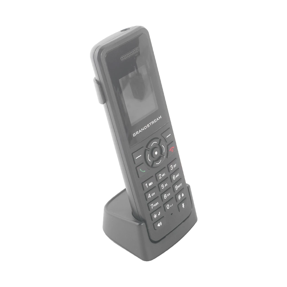 TELÉFONO INALÁMBRICO DECT PARA ESTACIÓN BASE DP750 PARA CASA Y OFICINA-VoIP y Telefonía IP-GRANDSTREAM-Bsai Seguridad & Controles
