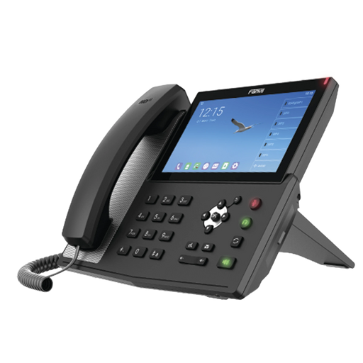 TELÉFONO IP ANDROID EMPRESARIAL PARA 20 LINEAS SIP, PANTALLA TÁCTIL, WI-FI Y BLUETOOTH, POE, HASTA 112 BOTONES DSS, PUERTOS GIGABIT, SOPORTA RECEPCIÓN DE VIDEO.-VoIP y Telefonía IP-FANVIL-X7A-Bsai Seguridad & Controles