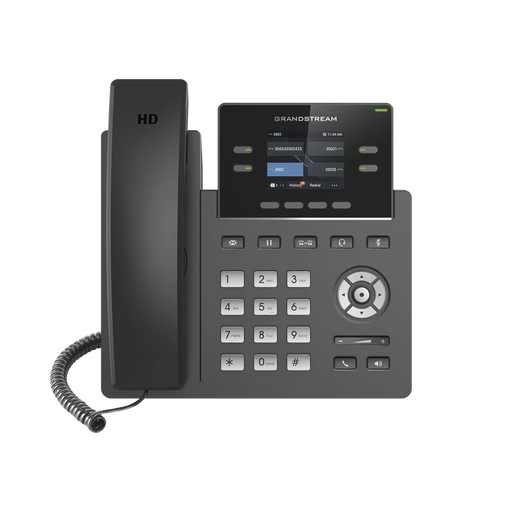 TELÉFONO IP DE 2 LÍNEAS DE GRADO OPERADOR-VoIP y Telefonía IP-GRANDSTREAM-GRP-2612P-Bsai Seguridad & Controles