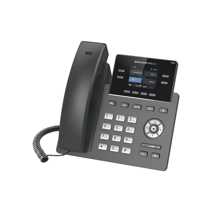 TELÉFONO IP DE 2 LÍNEAS PARA ALTA DEMANDA CON GRADO OPERADOR-VoIP y Telefonía IP-GRANDSTREAM-GRP-2612-Bsai Seguridad & Controles