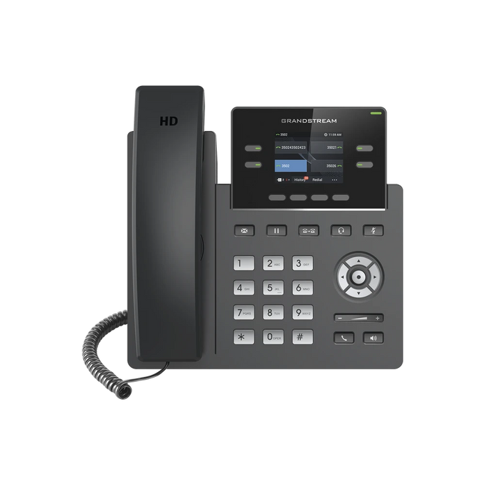 TELÉFONO IP DE 2 LÍNEAS PARA ALTA DEMANDA CON GRADO OPERADOR-VoIP y Telefonía IP-GRANDSTREAM-GRP-2612-Bsai Seguridad & Controles