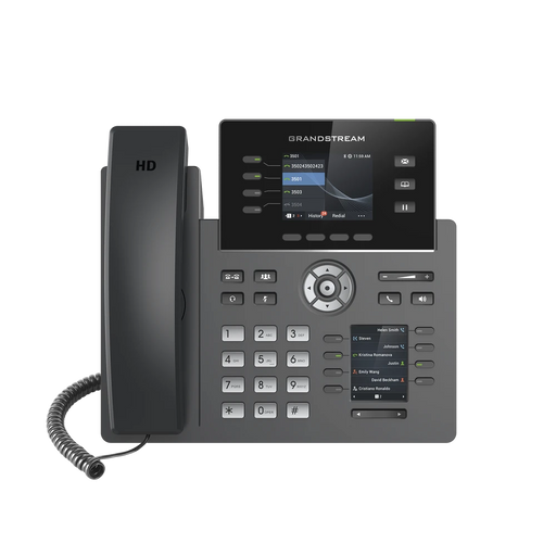 TELÉFONO IP DE 4 LÍNEAS DE GRADO OPERADOR-VoIP y Telefonía IP-GRANDSTREAM-GRP-2614-Bsai Seguridad & Controles