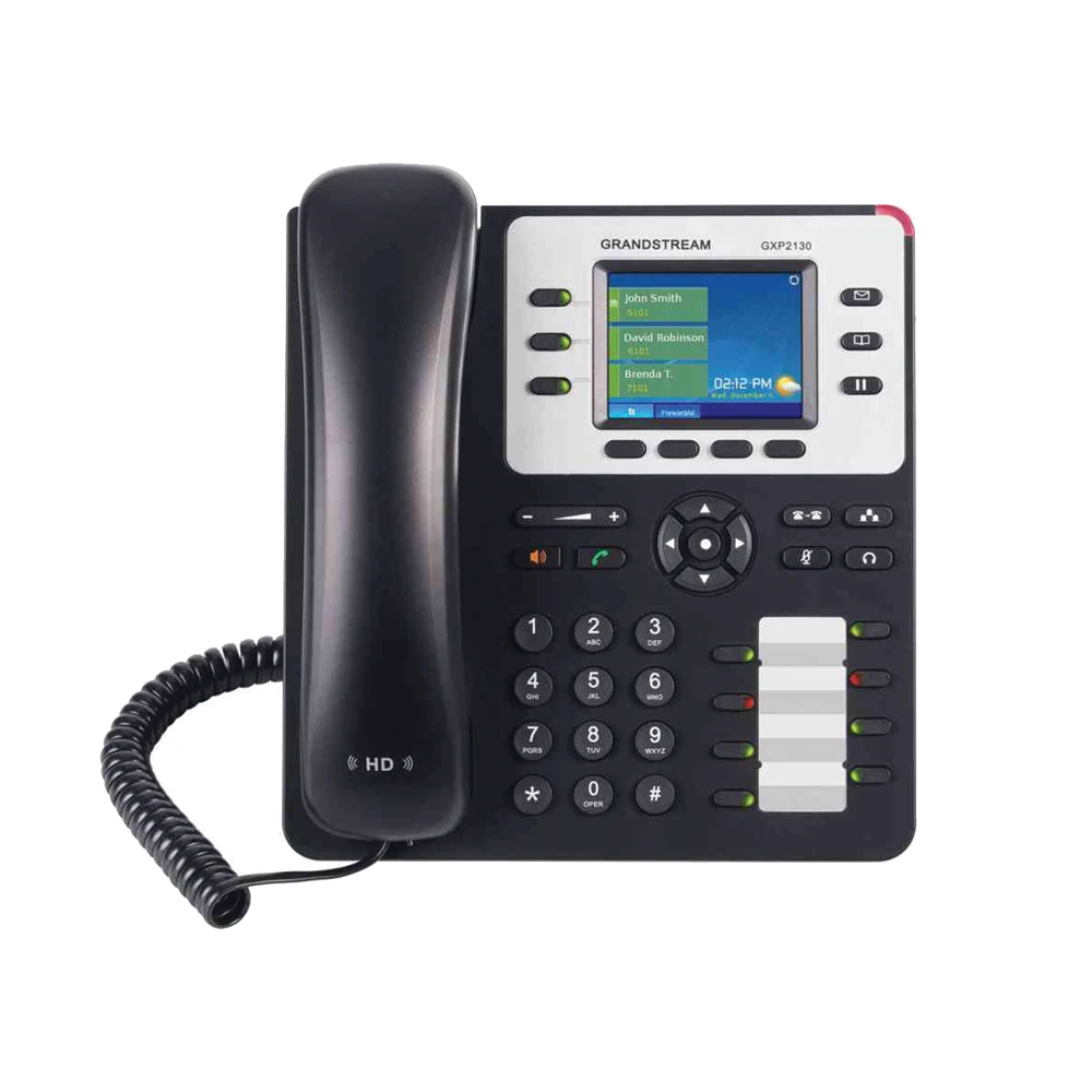 TELÉFONO IP EMPRESARIAL DE 3 LÍNEAS CON 4 TECLAS DE FUNCIÓN, 8 TECLAS DE EXTENSIÓN BLF Y CONFERENCIA DE 4 VÍAS. POE-VoIP y Telefonía IP-GRANDSTREAM-Bsai Seguridad & Controles