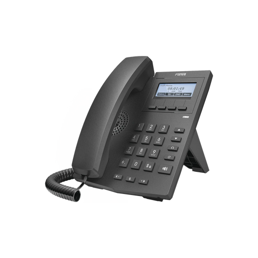 TELÉFONO IP EMPRESARIAL PARA 2 LINEAS SIP CON PANTALLA LCD 128 X 48 PX Y CONFERENCIA DE 3 VÍAS, POE-VoIP y Telefonía IP-FANVIL-X1FP-Bsai Seguridad & Controles