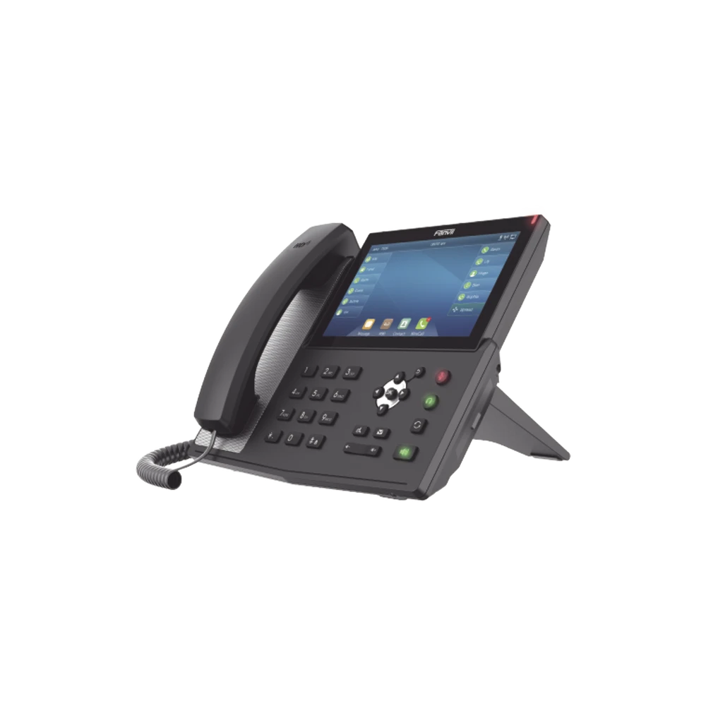 TELÉFONO IP EMPRESARIAL PARA 20 LINEAS SIP, PANTALLA TÁCTIL DE 7", BLUETOOTH INTEGRADO, POE Y HASTA 127 BOTONES DSS CON DOBLE PUERTO GIGABIT, SOPORTA CODEC DE VIDEO-VoIP y Telefonía IP-FANVIL-Bsai Seguridad & Controles
