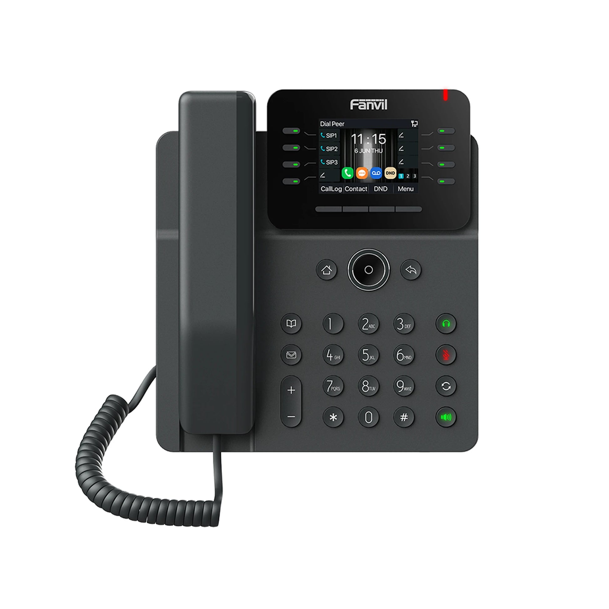 TELÉFONO IP EMPRESARIAL, 12 LÍNEAS SIP, PANTALLA A COLOR 2.8", POE, PUERTOS GIGABIT, CONFERENCIA LOCAL DE 6 VÍAS.-VoIP - Telefonía IP - Videoconferencia-FANVIL-V62G-Bsai Seguridad & Controles
