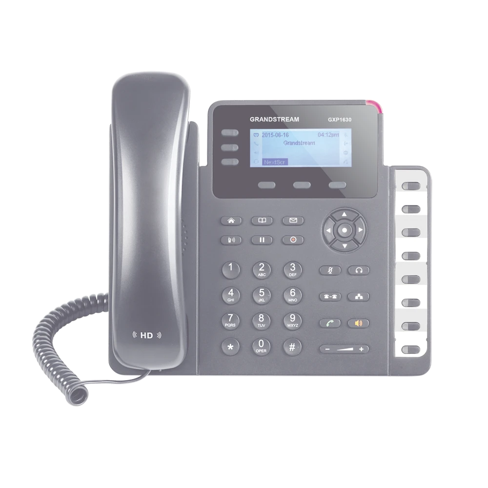 TELÉFONO IP SMB DE 3 LÍNEAS CON 3 TECLAS DE FUNCIÓN, 8 TECLAS DE EXTENSIÓN BLF Y CONFERENCIA DE 4 VÍAS, POE-VoIP y Telefonía IP-GRANDSTREAM-Bsai Seguridad & Controles