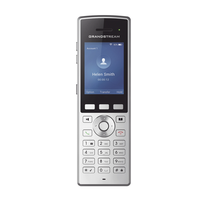 TELÉFONO WIFI PORTÁTIL EMPRESARIAL CON 2 LINEAS Y CUENTAS SIP, BLUETOOTH Y BOTÓN PUSH-TO-TALK-VoIP - Telefonía IP - Videoconferencia-GRANDSTREAM-Bsai Seguridad & Controles