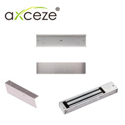 MZLC620 KIT 1X CHAPA MAGNETICA AX-M620T + 1X BRACKET TIPO U AX-M620-U +1X BRACKET TIPO L AX-M620-L PARA PUERTA DE VIDRIO CON MARCO/TEMPORIZADOR-Cerraduras-AXCEZE-Bsai Seguridad & Controles