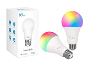 NGTECO NGL200PAQ2 - PAQUETE DE 2 FOCOS INTELIGENTES WIFI / COLORES REGULABLES / CONTROL REMOTO VÍA APP / CONTROL DE VOZ MEDIANTE AMAZON ALEXA Y ASISTENTE DE GOOGLE / TEMPORIZADOR-Control de Iluminación-ZKTECO-Bsai Seguridad & Controles