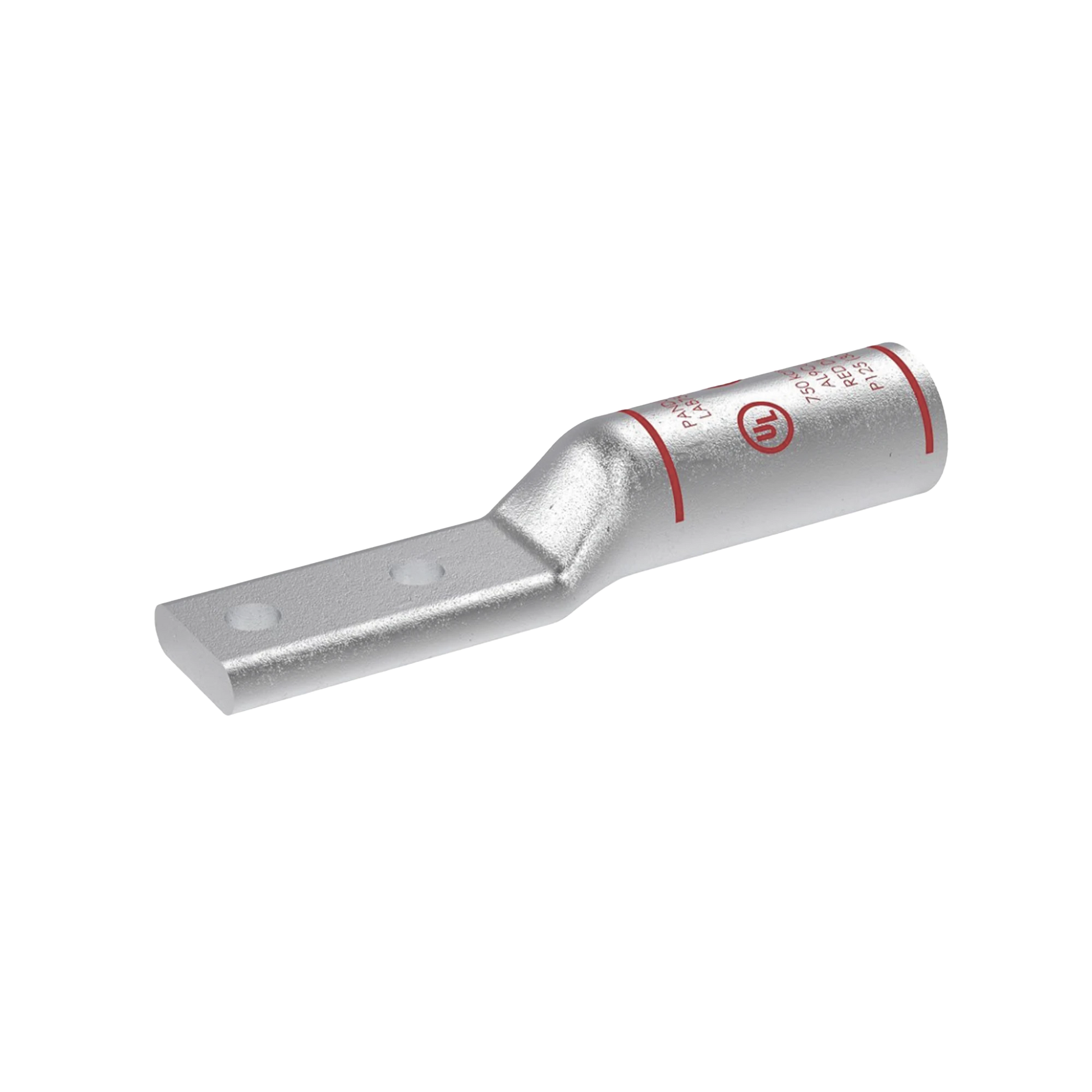 TERMINAL CONECTOR DE COMPRESIÓN BIMETÁLICA PAN-LUG™ 750 KCMIL, ALUMINIO BASE CON RECUBRIMIENTO ESTAÑADO, Y DOS ORIFICIOS DE 1/2". TAMBOR CON COMPUESTO QUE INHIBE EL ÓXIDO-Calidad de la Energía-PANDUIT-LAB750-12-24R-Bsai Seguridad & Controles