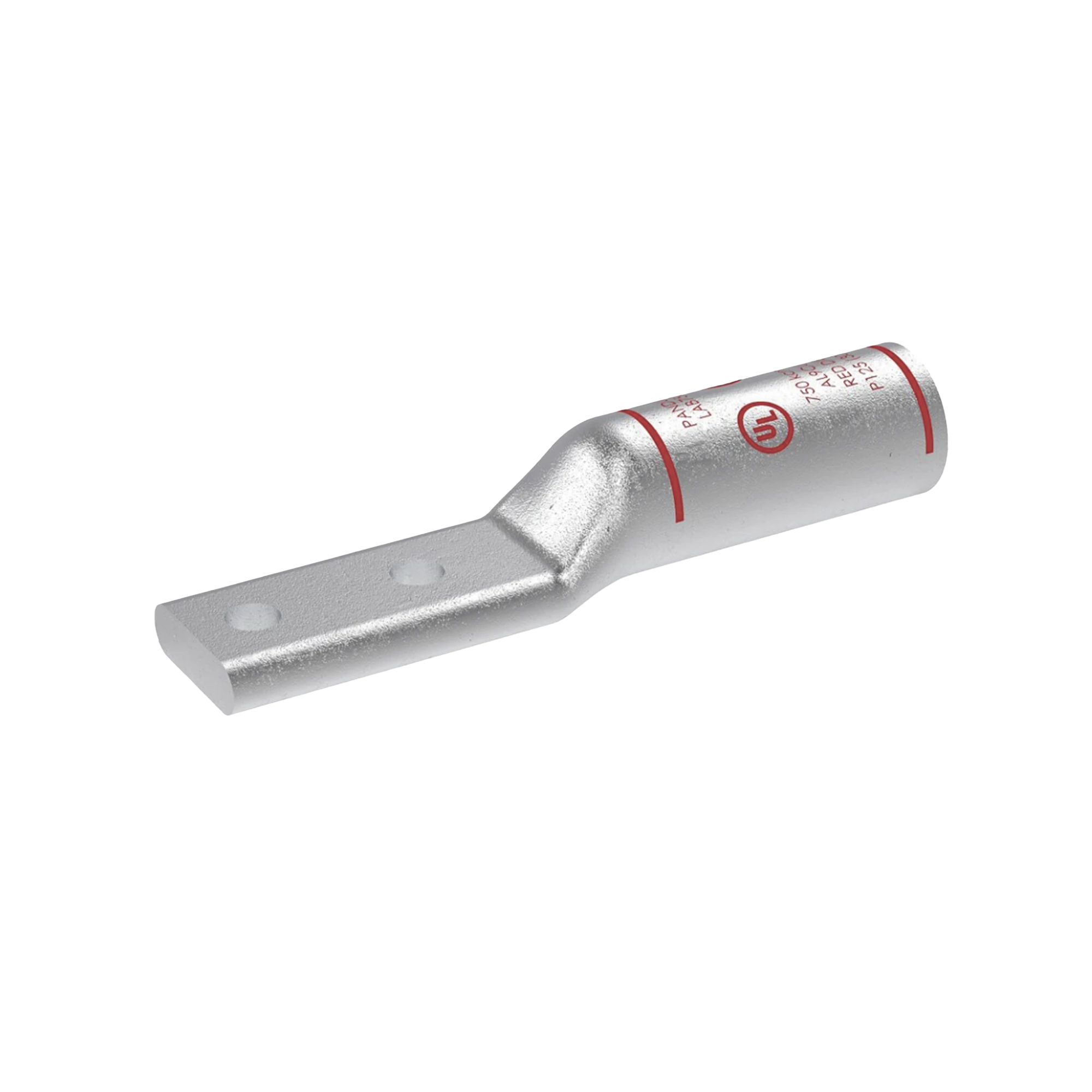 TERMINAL CONECTOR DE COMPRESIÓN BIMETÁLICA PAN-LUG™ 750 KCMIL, ALUMINIO BASE CON RECUBRIMIENTO ESTAÑADO, Y DOS ORIFICIOS DE 1/2". TAMBOR CON COMPUESTO QUE INHIBE EL ÓXIDO-Calidad de la Energía-PANDUIT-LAB750-12-24R-Bsai Seguridad & Controles