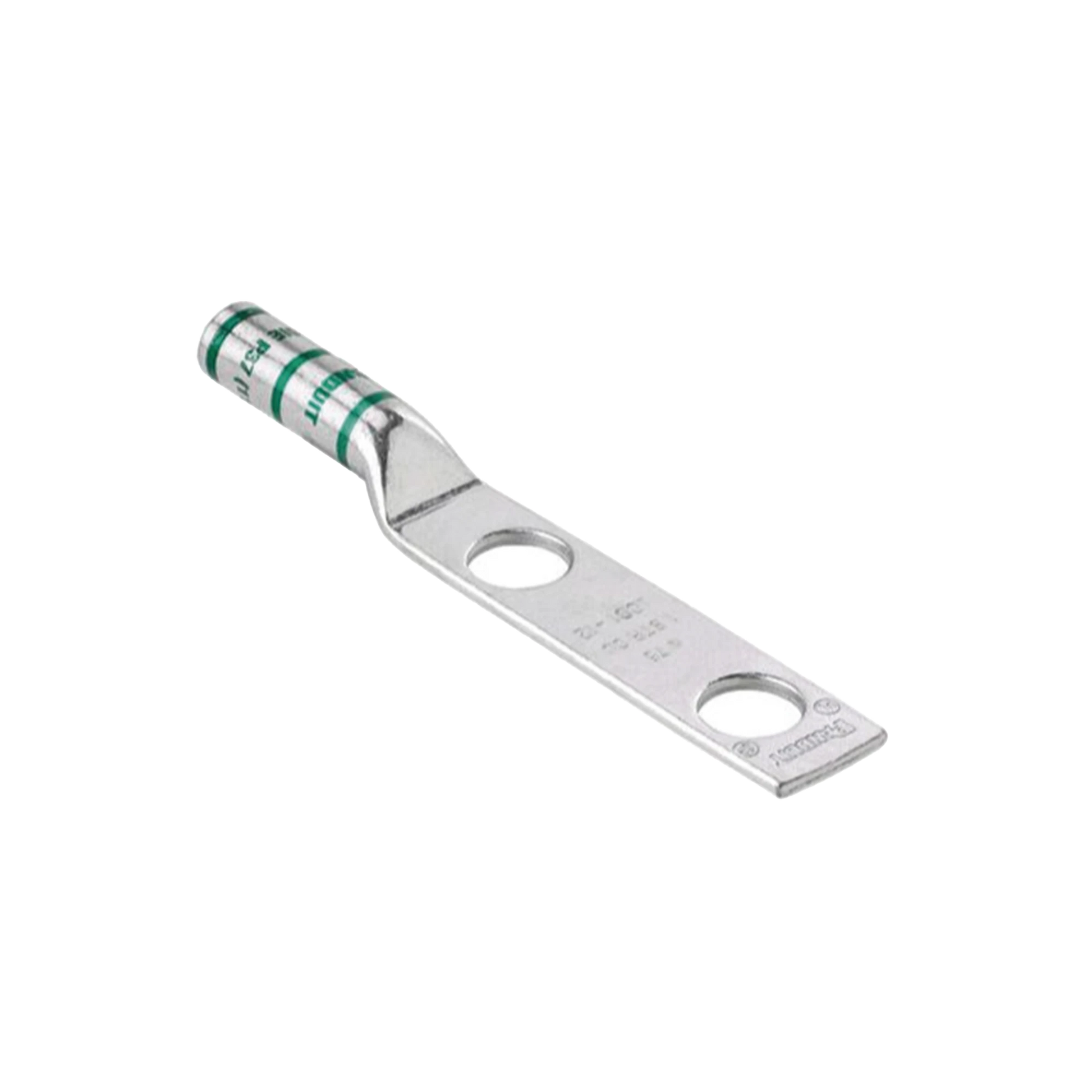 TERMINAL DE COMPRESIÓN PAN-LUG™ DE BARRIL LARGO, DE DOS ORIFICIOS DE 1/2", PARA CABLE 6 AWG, ESPACIOS ENTRE ORIFICIOS DE 1.75".-Calidad de la Energía-PANDUIT-Bsai Seguridad & Controles