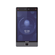 TERMINAL FACIAL MIN MOE 8" TOUCH CON LECTOR DE HUELLAS / DELGADA Y ESTÉTICA / POE / 100,000 ROSTROS / EXTERIOR IP65 / FUNCIÓN DE VIDEOPORTERO Y LECTURA DE CÓDIGOS QR / LECTURA DE TARJETAS-Biométricos-HIKVISION-DSK1T680DFE1-Bsai Seguridad & Controles