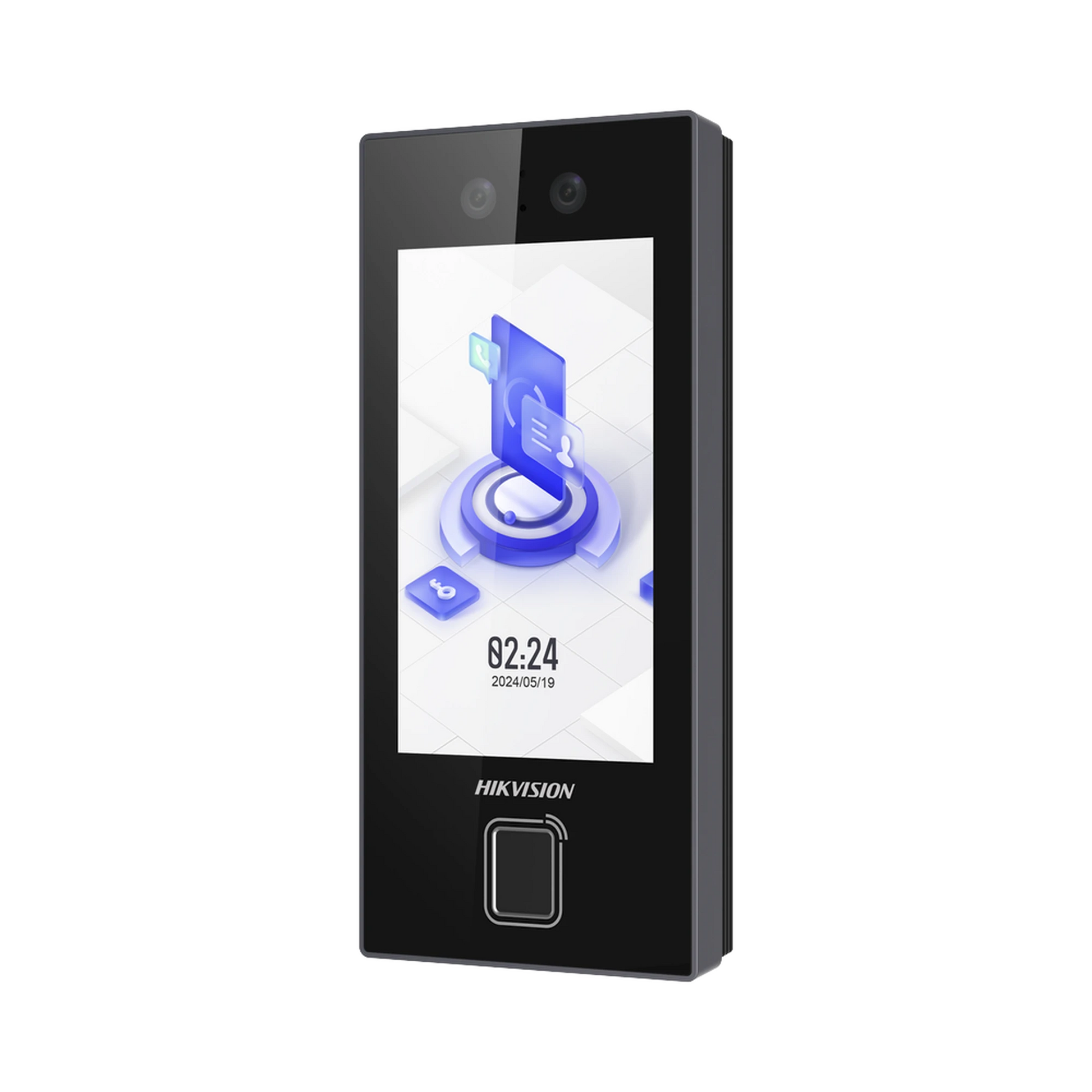 TERMINAL FACIAL MIN MOE CON LECTOR DE HUELLAS Y TARJETAS PROX EM / 3000 ROSTROS / 3000 HUELLAS / PANTALLA 4.5" / ADMINISTRABLE EN LA NUBE CON HIKCONNECT TEAMS / EXTERIOR IP65 / POE / WIFI-Biométricos-HIKVISION-Bsai Seguridad & Controles