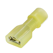 TERMINAL HEMBRA AISLADA COMPLETA / PARA CABLES 12-10 AWG / PAQUETE DE 25 PIEZAS-Ferreteria-EPCOM POWERLINE-Bsai Seguridad & Controles