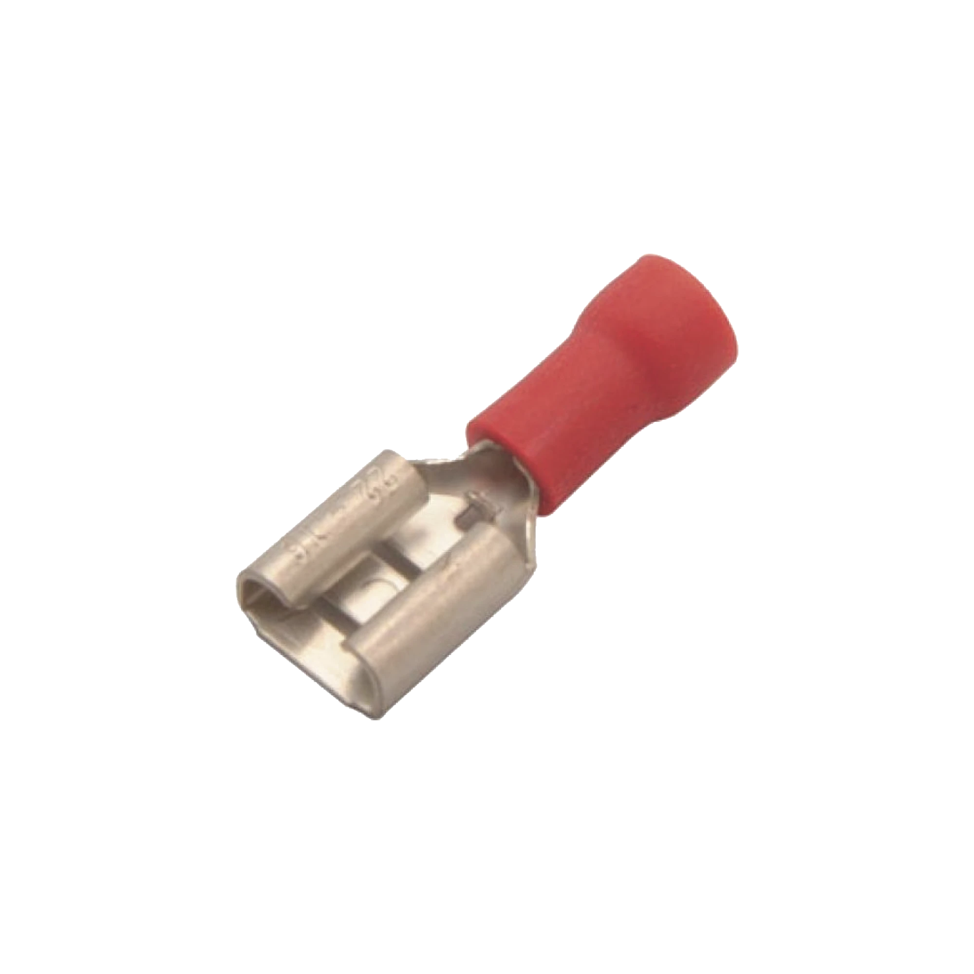 TERMINAL TIPO HEMBRA AISLADA 0.250 / 22 - 16 AWG / ROJO / PAQUETE DE 25 PIEZAS.-Ferreteria-EPCOM POWERLINE-Bsai Seguridad & Controles