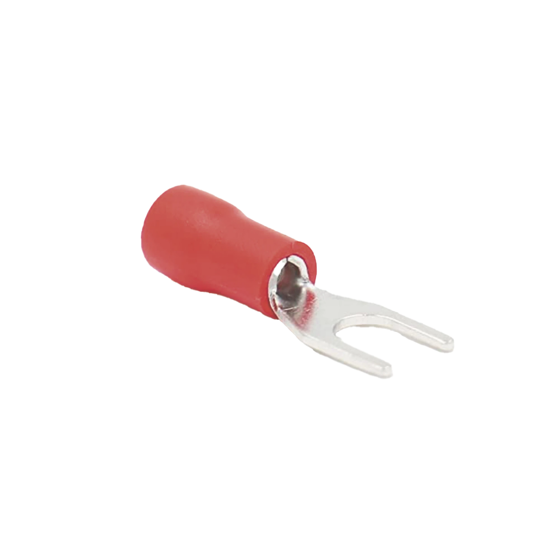 TERMINAL TIPO HORQUILLA ( ESPADA ) AISLADA / 22 - 16 AWG / ROJO / PAQUETE DE 25 PIEZAS.-Ferreteria-EPCOM POWERLINE-Bsai Seguridad & Controles