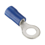 TERMINAL TIPO OJO / 1 / 4 " / 16 - 14 AWG / AZÚL / PAQUETE DE 25 PIEZAS.-Ferreteria-EPCOM POWERLINE-Bsai Seguridad & Controles