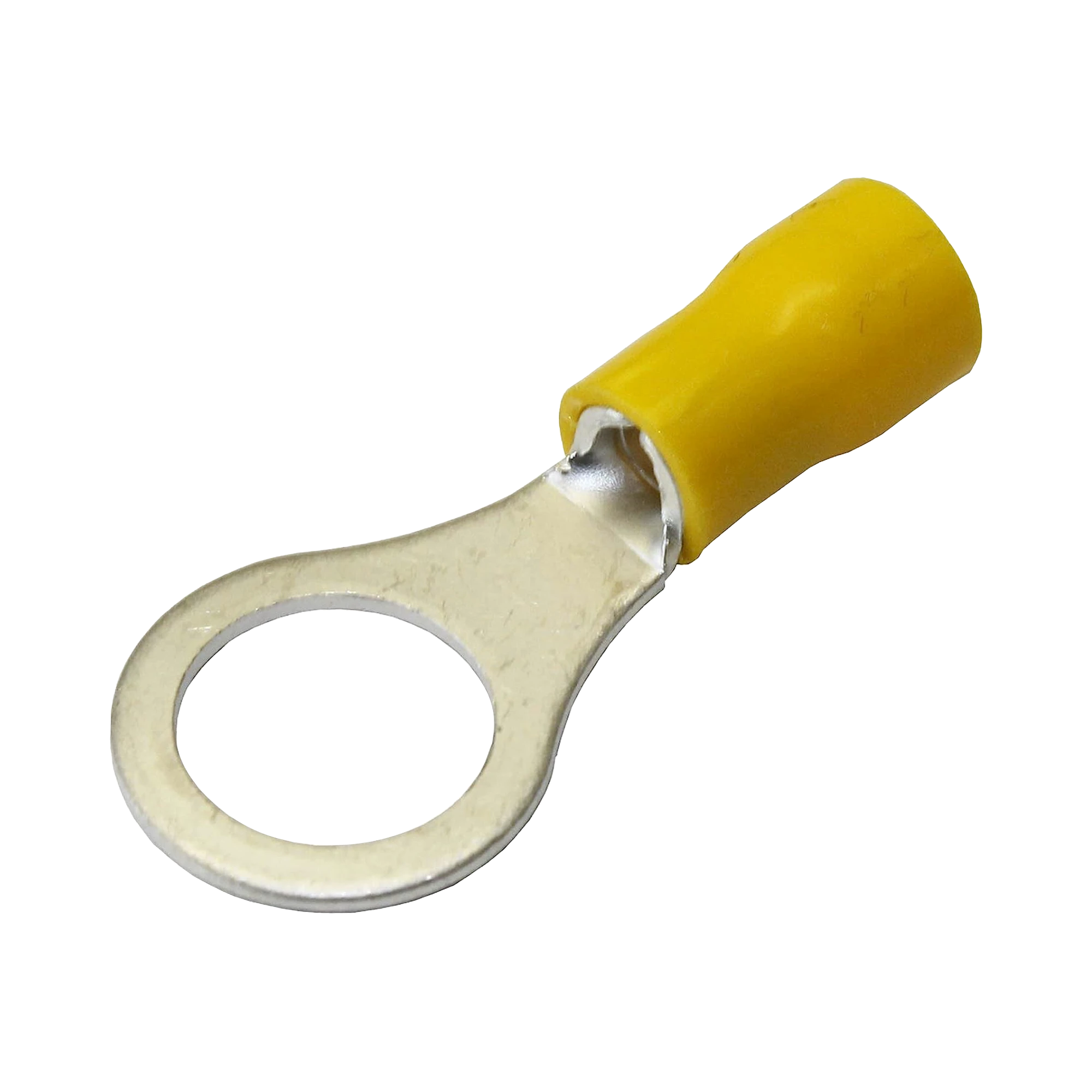 TERMINAL TIPO OJO / 3 / 16" / 10 - 10 AWG / AMARILLO / PAQUETE DE 25 PIEZAS.-Ferreteria-EPCOM POWERLINE-Bsai Seguridad & Controles