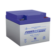 BATERÍA DE RESPALDO UL DE 12V 26AH / IDEAL PARA SISTEMAS DE DETECCIÓN DE INCENDIO / CONTROL DE ACCESO / INTRUSIÓN / VIDEOVIGILANCIA / TERMINALES TIPO F2-Baterías-POWER SONIC-Bsai Seguridad & Controles