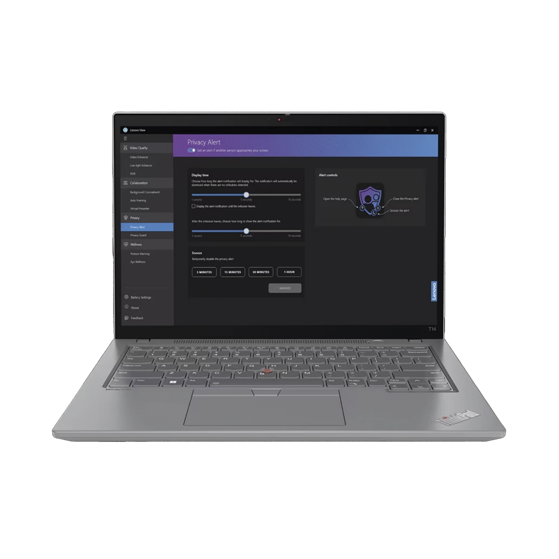 THINKPAD T14S G4 CORE I7 1365U VPRO 16GB 512SSD W11PRO-Equipo de Cómputo-LENOVO-Bsai Seguridad & Controles