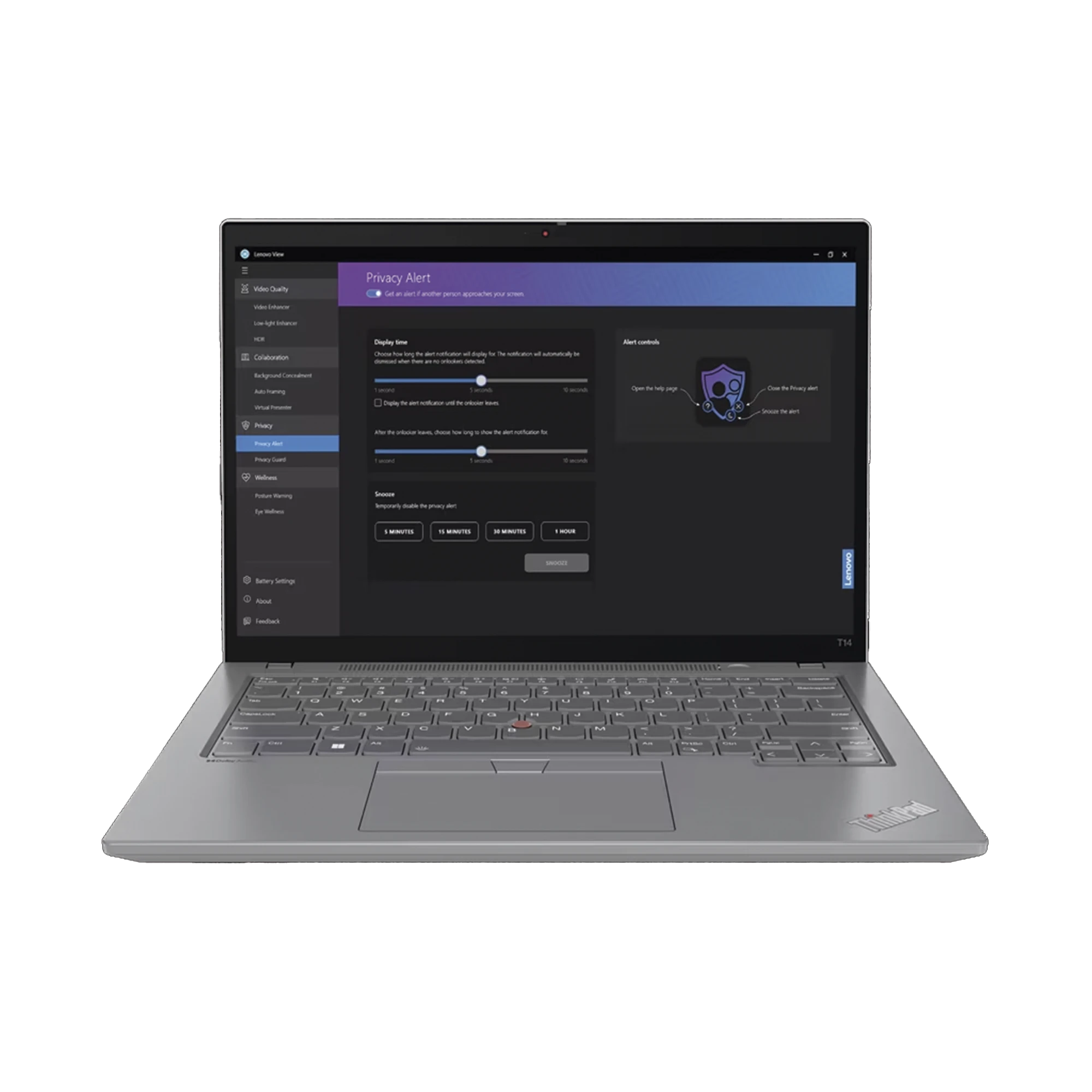 THINKPAD T14S G4 CORE I7 1365U VPRO 16GB 512SSD W11PRO-Equipo de Cómputo-LENOVO-Bsai Seguridad & Controles