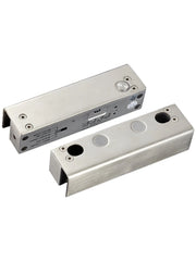 YLI YB500ULED - CHAPA MAGNÉTICA PARA PUERTA DE VIDRIO SIN MARCO / 12 VDC / TIEMPO DE VIDA DE 500000 APERTURAS-De Perno-YLI ELECTRONIC-Bsai Seguridad & Controles