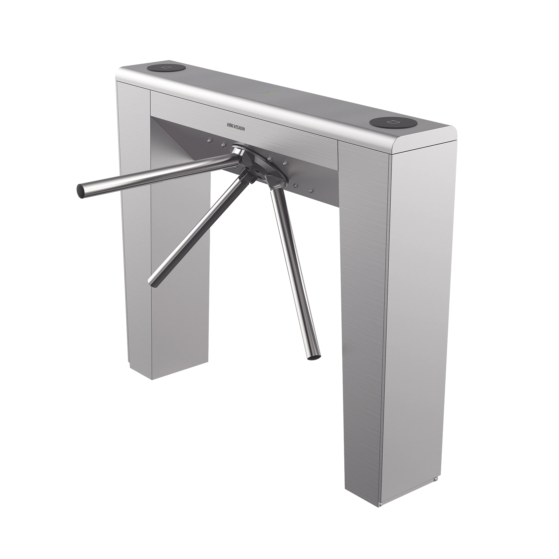 TORNIQUETE TRÍPODE BIDIRECCIONAL DE ACERO INOXIDABLE / 2 MILLONES DE CICLOS MCBF / INTERIOR Y EXTERIOR PROTEGIDO / TIPO PUENTE-Torniquetes y Puertas de Cortesía-HIKVISION-Bsai Seguridad & Controles