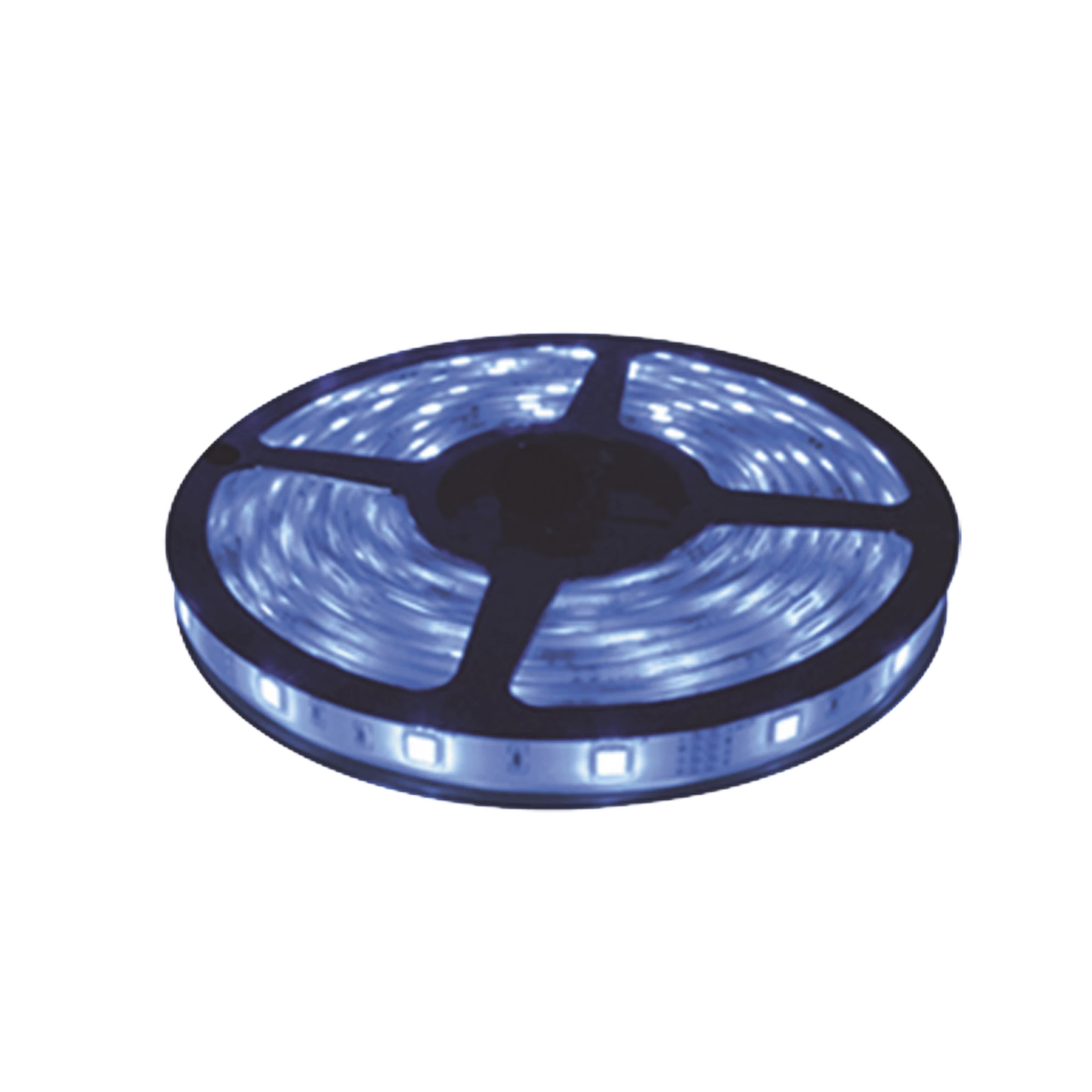 TIRA LED DE 5 M / COLOR AZUL /USO INTERIOR / POTENCIA 15 W / 420 LM/ 12 V CD / IP 20.-Iluminación-JWJ-Bsai Seguridad & Controles