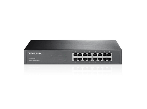 TP-LINK TL-SG1016D - SWITCH GIGABIT NO ADMINISTRABLE DE 16 PUERTOS 10/100/1000 MBPS PARA ESCRITORIO/RACK.-Switches-TP-LINK-TPL3700014-Bsai Seguridad & Controles