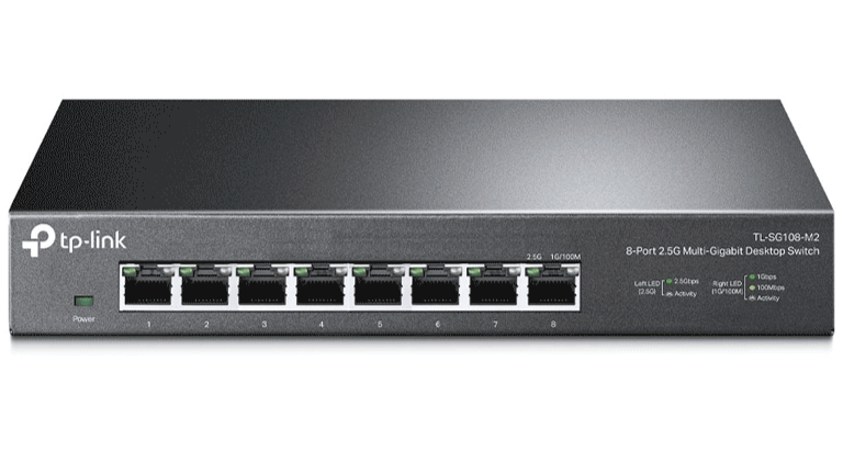 TP-LINK - TL-SG108-M2 - SWITCH PARA ESCRITORIO CON 8 PUERTOS 2.5 GBPS-Switches-TP-LINK-Bsai Seguridad & Controles