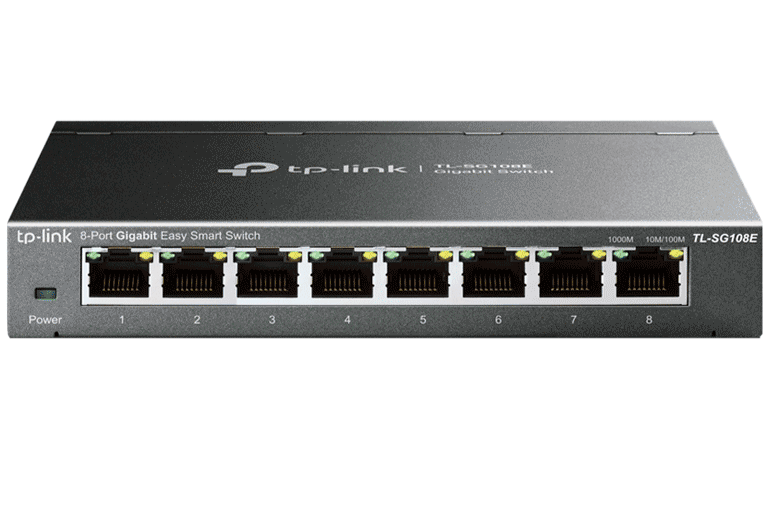 TP-LINK - TL-SG108E - SWITCH EASY SMART DE 8 PUERTOS GIGABIT-Switches-TP-LINK-Bsai Seguridad & Controles