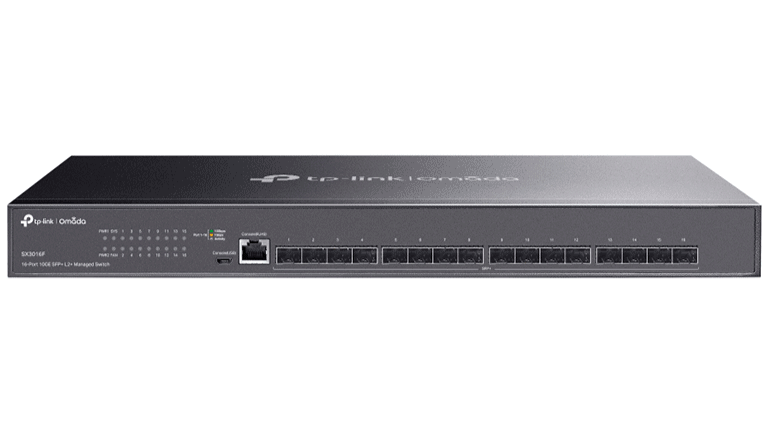 TP-LINK - TL-SX3016F / SWITCH ADMINISTRABLE / JETSTREAM / 16 PUERTOS 10GE SFP+ L2+-Switches-TP-LINK-Bsai Seguridad & Controles