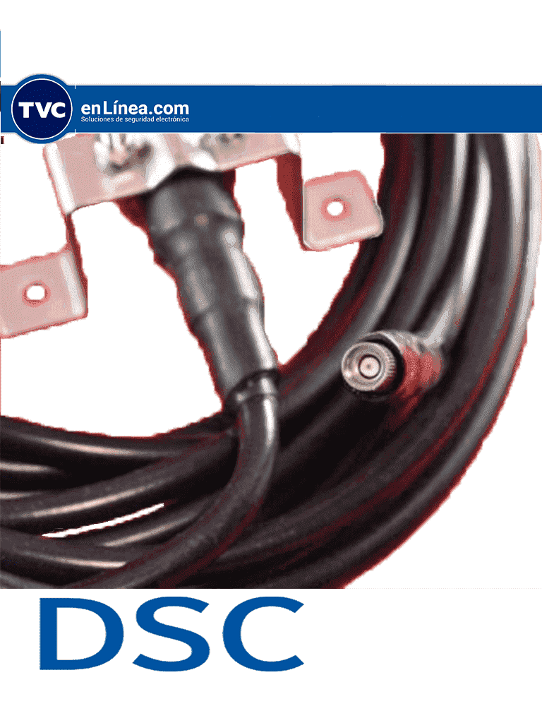DSC GS50ANTQ - EXTENSIÓN ANTENA EXTERNA BANDA CUÁDRUPLE DE 50 PIES 3G2060R / TL2603GR / 3G2055 / 3G2075 / TL2553G-Accesorios - Alarmas-DSC-Bsai Seguridad & Controles