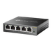 SWITCH ESCRITORIO EASY SMART DE 5 PUERTOS 10/100/1000 MBPS / IGMP PARA VIGILANCIA / CALIDAD EN EL SERVICIO (QOS) / GESTIÓN GUI-Networking-TP-LINK-TL-SG105E-Bsai Seguridad & Controles