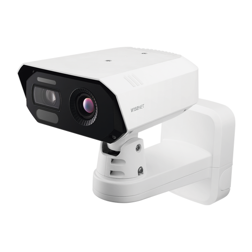 CÁMARA BULLET ANTIVANDÁLICA BI-SPECTRAL IP VISIBLE 8MP / TÉRMICA 640 X 480 LENTE 9.1 MM / H.265 & WISESTREAM / IP67/NEMA4X-Cámaras IP y NVRs-Hanwha Techwin Wisenet-TNM-C4960TD-Bsai Seguridad & Controles