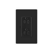 TOMACORRIENTE, RECEPTACULO CONVENCIONAL 120V, 15A, COLOR NEGRO.-Automatización - Casa Inteligente-LUTRON ELECTRONICS-Bsai Seguridad & Controles