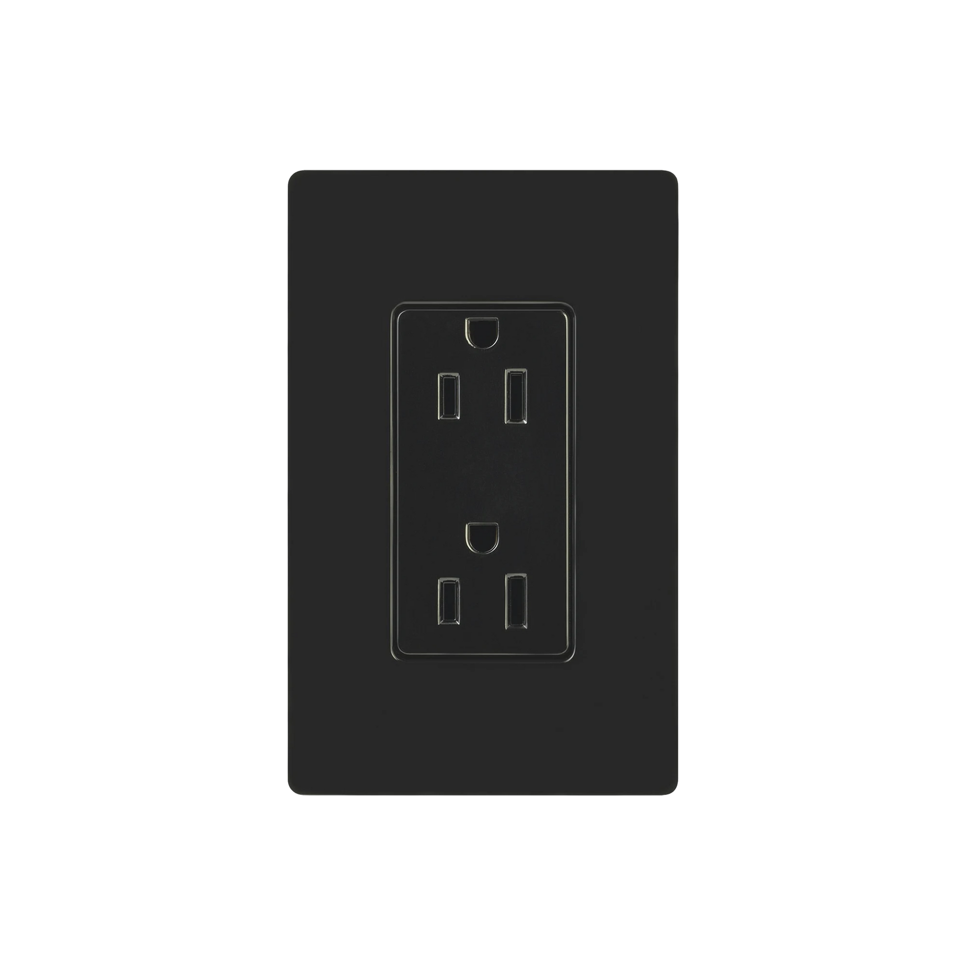 TOMACORRIENTE, RECEPTACULO CONVENCIONAL 120V, 15A, COLOR NEGRO.-Automatización - Casa Inteligente-LUTRON ELECTRONICS-Bsai Seguridad & Controles