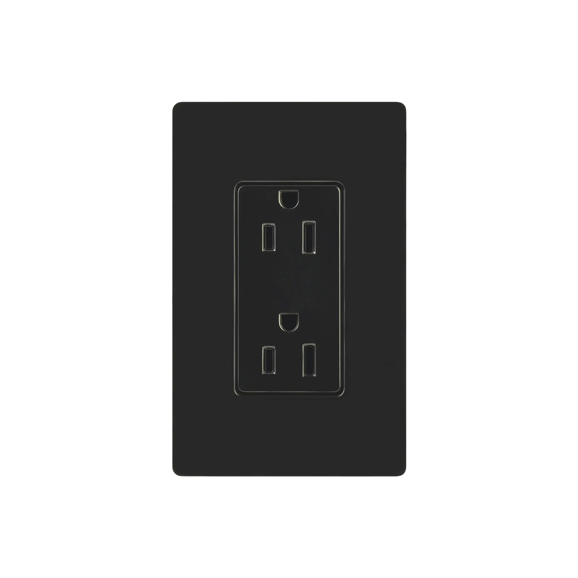TOMACORRIENTE, RECEPTACULO CONVENCIONAL 120V, 15A, COLOR NEGRO.-Automatización - Casa Inteligente-LUTRON ELECTRONICS-Bsai Seguridad & Controles