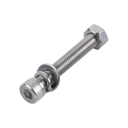 TORNILLO ALLEN MILIMÉTRICO DE ACERO INOXIDABLE M8-1.25 X 35/ INCLUYE TUERCA, ARANDELA PLANA Y ARANDELA PRESIÓN / PARA MONTAJES DE MÓDULOS SOLARES / BOLSA CON 6 PIEZAS.-Ferreteria-DMT-Bsai Seguridad & Controles