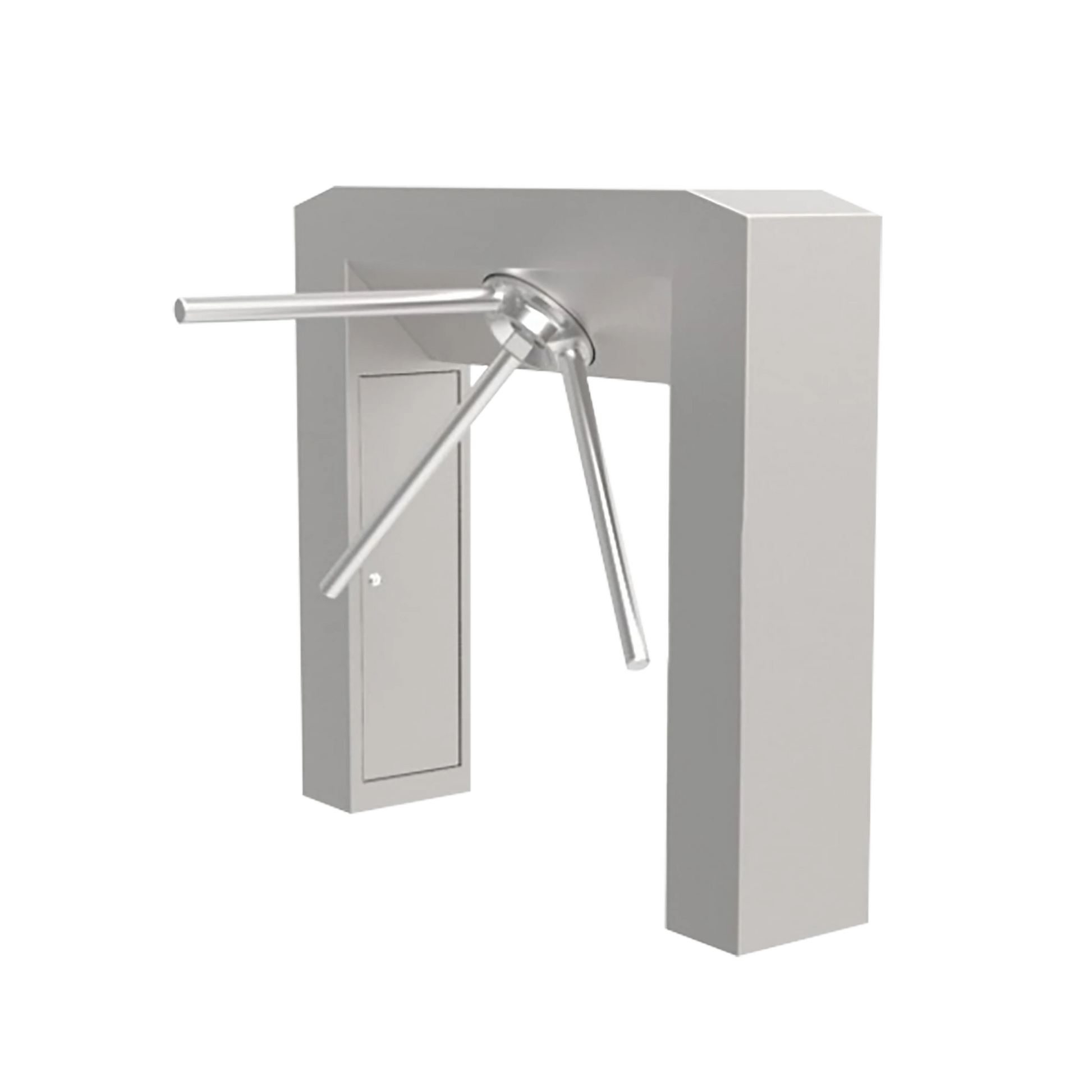 TORNIQUETE DE MEDIO CUERPO MOTORIZADO, CON BRAZO ABATIBLE EN CASO DE EMERGENCIA-Torniquetes y Puertas de Cortesía-ALVARADO-Bsai Seguridad & Controles